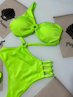 Maiô argolas AMARELO GLOW - comprar online