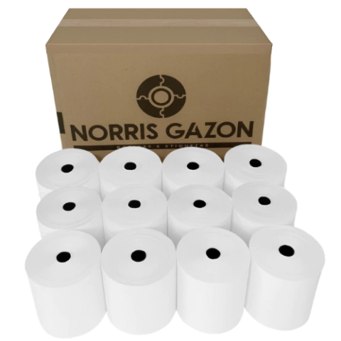 Bobina Térmica 80x80 - NORRIS GAZON BOBINAS E ETIQUETAS