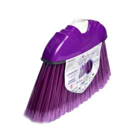 Kit Pá Plastica e Vassoura Fiori