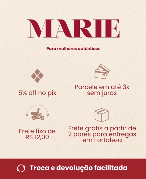 Imagem do banner rotativo Marie