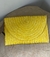 Bolsa Clutch Palha Amarela - Miamaia
