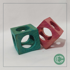 HEXACUBO BRINQUEDO PARA HAMSTER E GERBIL - Casa dos Coelhos e CIA