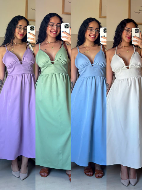 Vestido Mídi Santoro (Veste 36 a 44) - comprar online