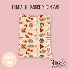 Funda de libro DE SANGRE Y CENIZA