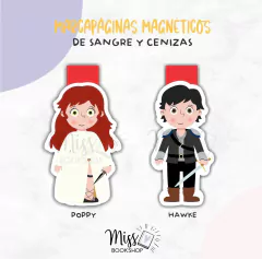 Marcapáginas magnéticos DE SANGRE Y CENIZAS- Precio por unidad