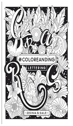 coloreanding lettering - gale