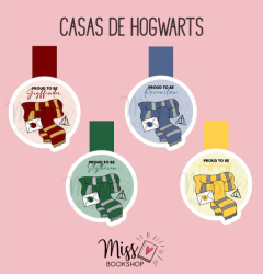 Marcapáginas magnéticos CASAS DE HOGWARTS (x unidad) - comprar online