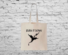 Totebag - Alas de Sangre - Burn it down
