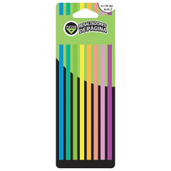 Resaltador De Pagina Pizzini Adhesivo 8 Colores X 20 Tiras