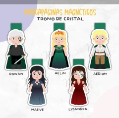 Marcapáginas magnéticos TRONO DE CRISTAL- Precio por unidad