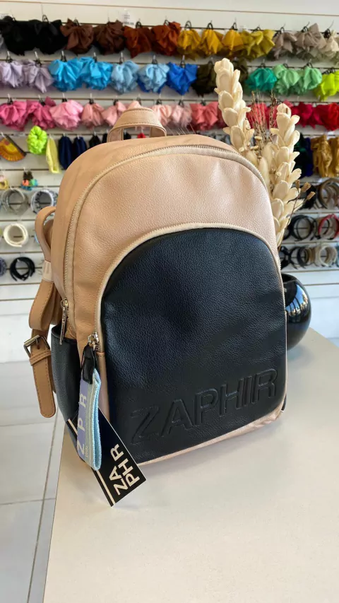 MOCHILA BICOLOR ZAPHIR CON LLAVERO
