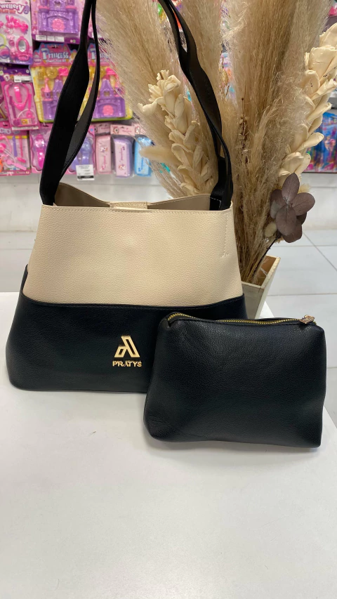 CARTERA CON NECESSAIRE HANNA NEGRO