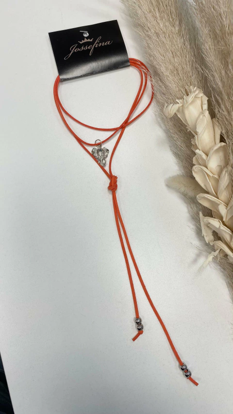 CORBATERO CON DIJE NARANJA CON ELEFANTE