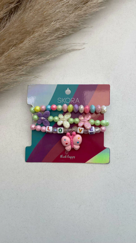 SET DE PULSERAS INFANTILES SKORA