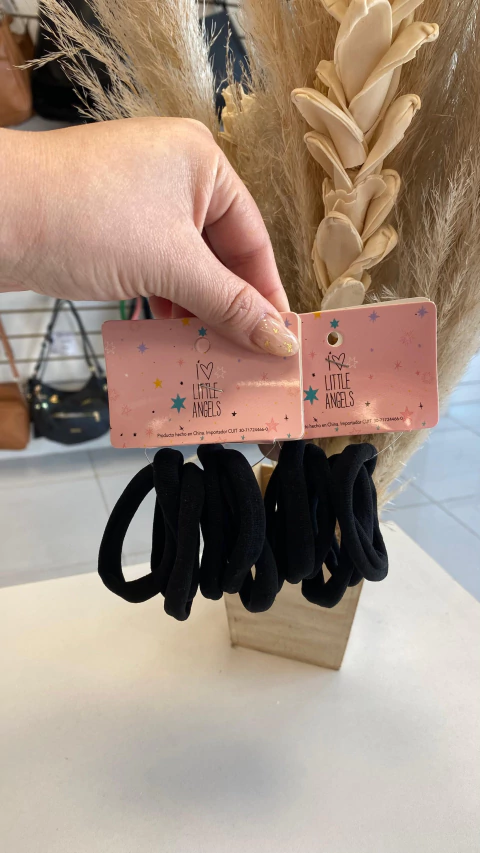 PACK COLITAS NEGRAS LITTLE ANGELS X6