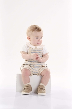 Macaquinho em tricot Up Baby baunilha