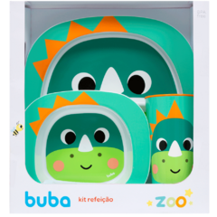 Kit refeição Buba zoo dino
