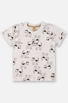Camiseta manga curta flame dog Up Baby