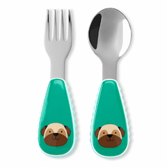 Kit de talheres Skip Hop zoo cachorro pug