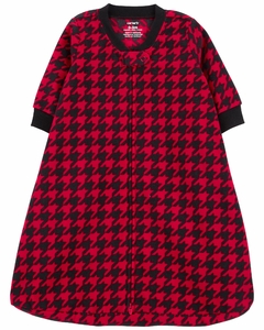 Saco de dormir carters com ziper fleece xadrez