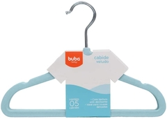Cabide veludo azul- Buba - comprar online