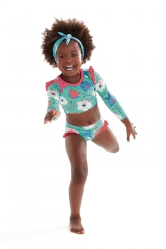 Biquini em Malha Sublimada UV 50+ Floral- Up Baby- 0-6 Meses - comprar online