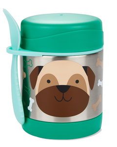 Pote termico com talher Skip Hop zoo cachorro Pug - comprar online