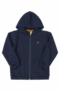Jaqueta de Moletom Up baby azul
