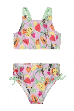 Biquini regata em malha sublimada UV-frutinhas-Up Baby