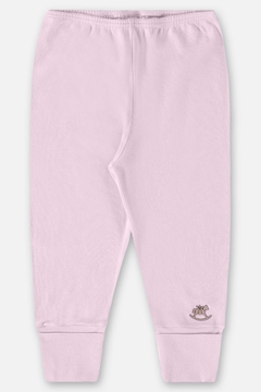 Calça em algodão lilas Up Baby