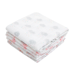 Cueiro Swaddle Papi Soft Estampado Chuvinha Colorida 3 unidades - comprar online