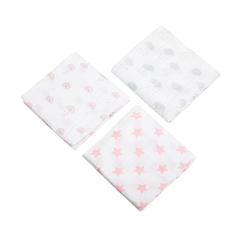Cueiro Swaddle Papi Soft Estampado Chuvinha Colorida 3 unidades na internet