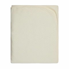Manta tricot Mami com forro creme 95x75 cm na internet