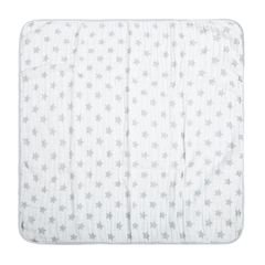 Toalha de banho Papi Soft com capuz estampada Star cinza na internet