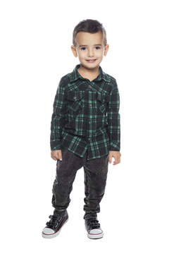 Camisa xadrez flanelada- Have Fun