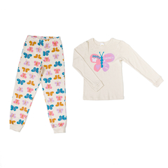 Pijama butterfly ribana creme Have Fun na internet