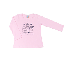 1Blusa manga longa garden rosa Have Fun