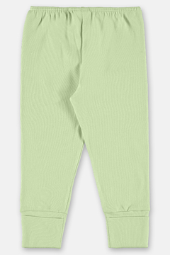 Calça algodão verde claro Up Baby - comprar online
