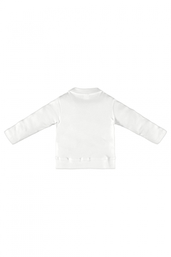 Cardigan algodão branco Up Baby - comprar online