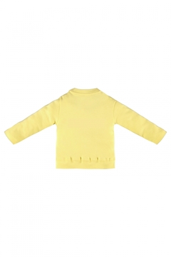 Cardigan algodão amarelo Up Baby - comprar online