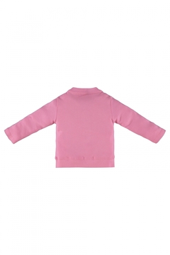 Cardigan algodão rosa medio Up Baby - comprar online