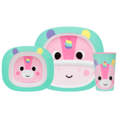 Kit refeição Buba zoo unicornio