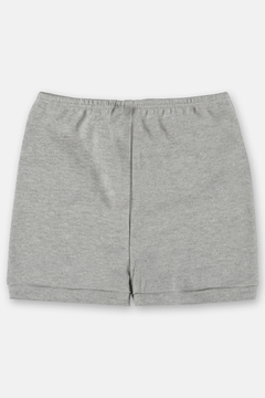 Short em algodão Up Baby cinza - comprar online