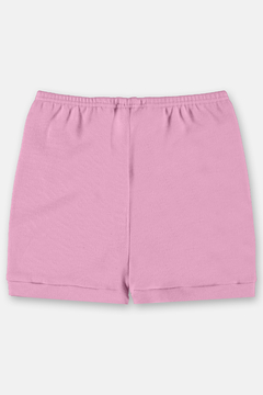 Short em algodão Up Baby rosa medio - comprar online