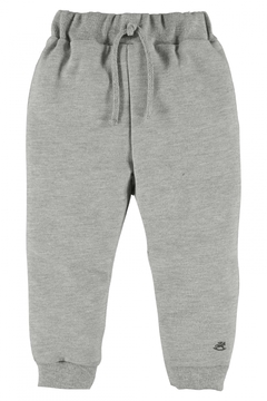 Calça moletom flanelado Up Baby mesla cinza