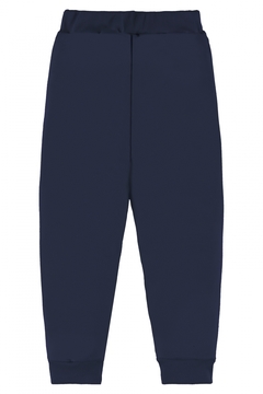 Calça em moletom azul escuro Up Baby - comprar online