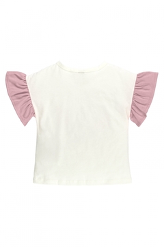 Blusa manga curta coração Up Baby - comprar online