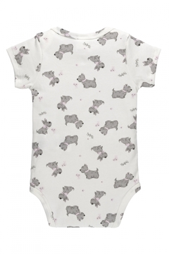 Kit body, short e faixa rosa dog Up Baby - Helena Magalhães