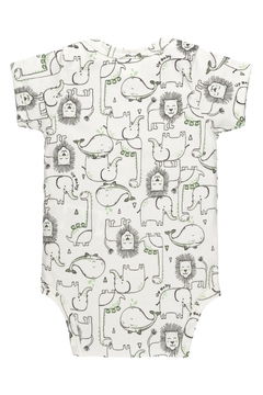 Conjunto 3 peças branco c preto animais Up Baby - comprar online