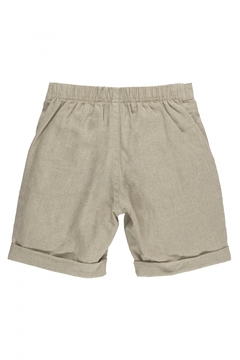 Bermuda em linho bege Up Baby - comprar online